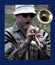 photo of Ralph Aeschliman playing trumpet.