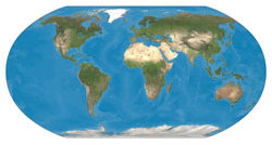 Image of Ralph's Earth Map base in Robinson Projection