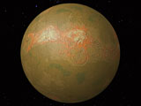 Image of Venus topography